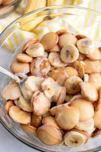 Homemade banana pudding.