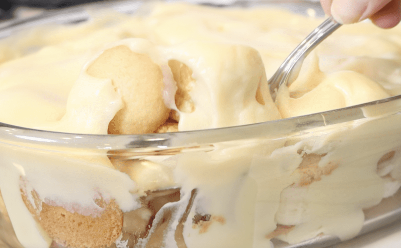 homemade banana pudding