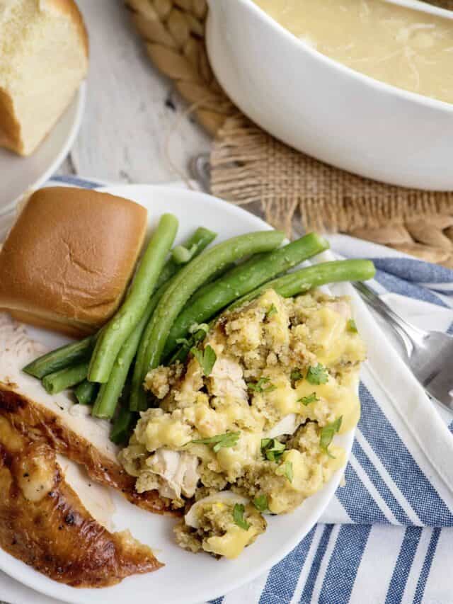 Crockpot Dressing With Cornbread