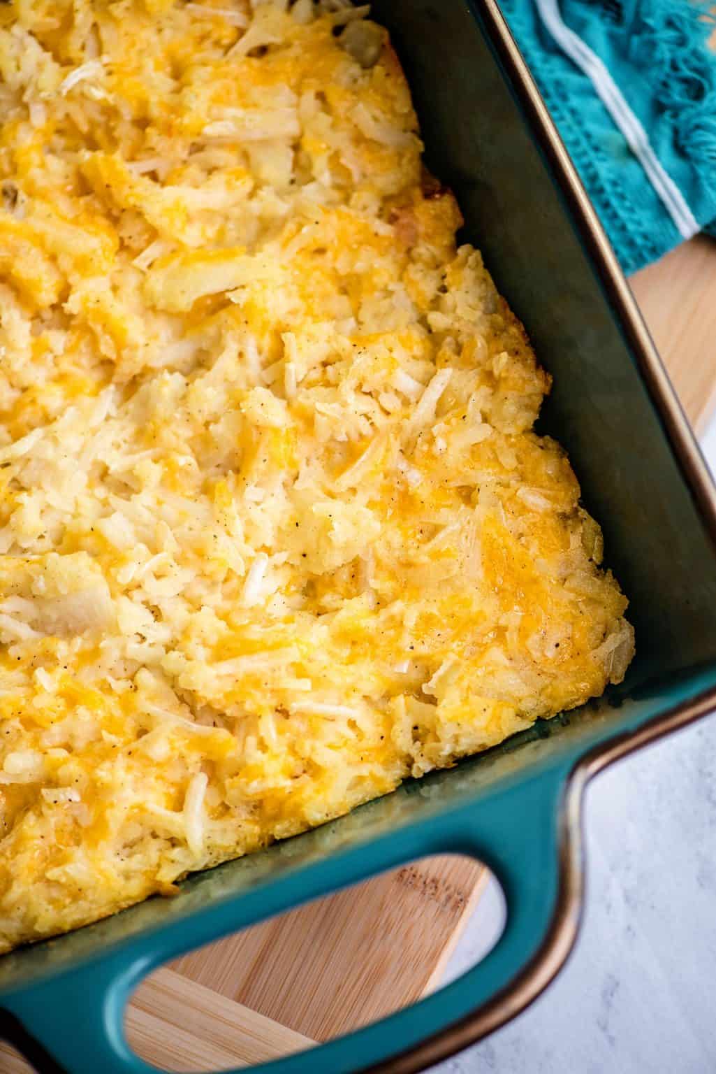 Cheesy Hash Brown Casserole (Cracker Barrel Copycat Recipe)