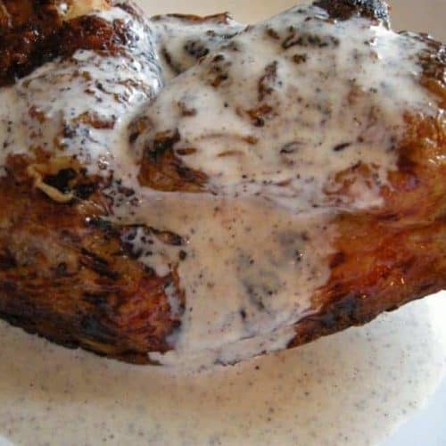 White bbq shop sauce chicken