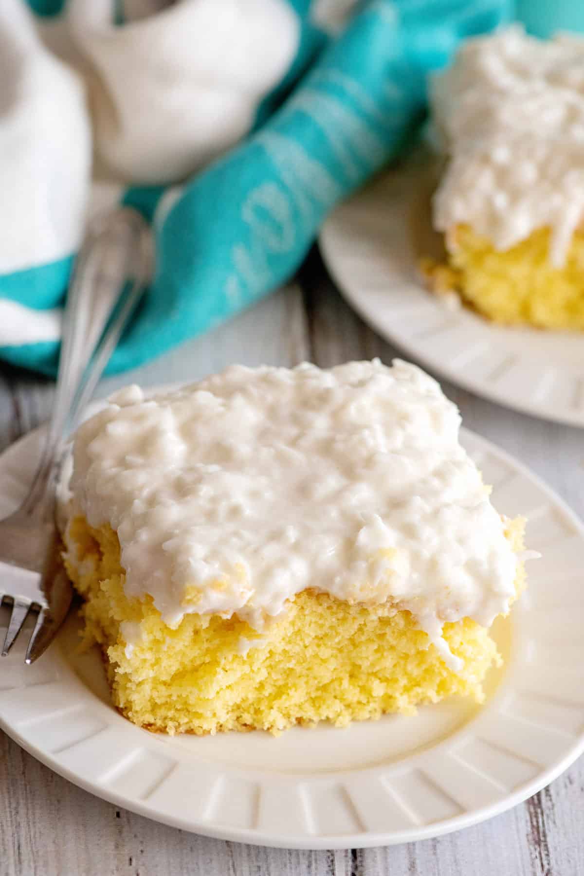 Coconut Poke Cake - Southern Plate