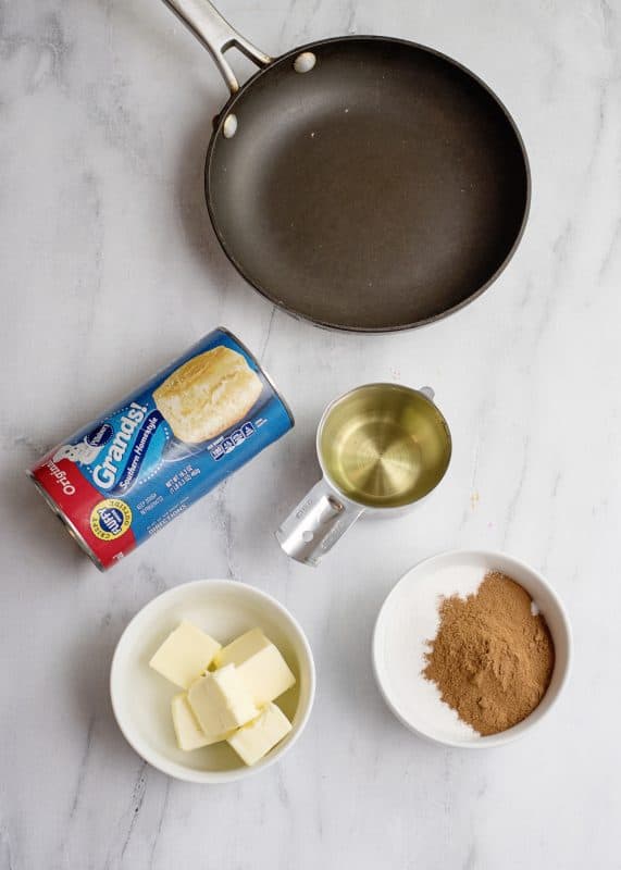 ingredients for homemade doughnuts