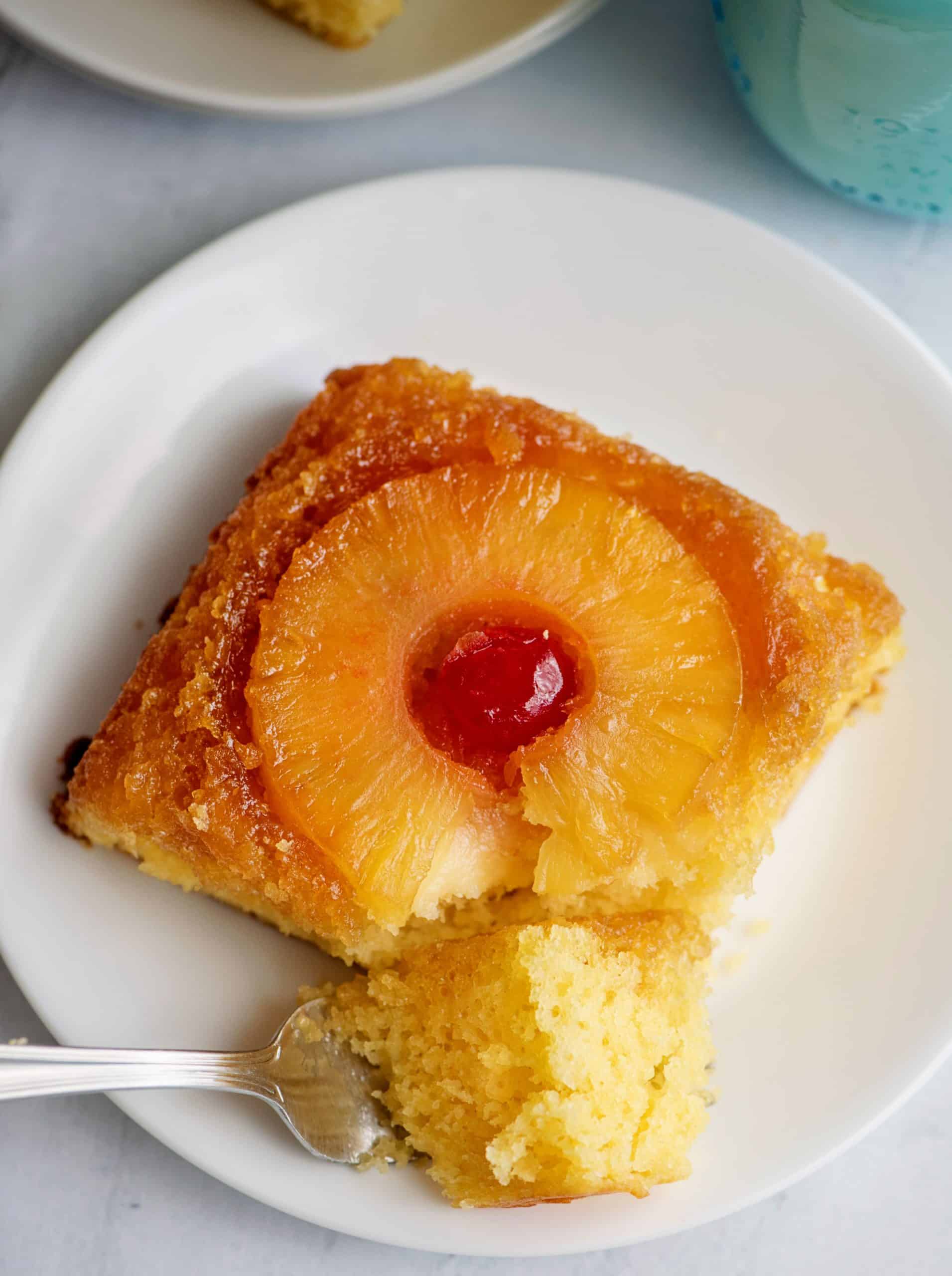Pineapple Upside Down Cake from a Box Mix - Out of the Box Baking
