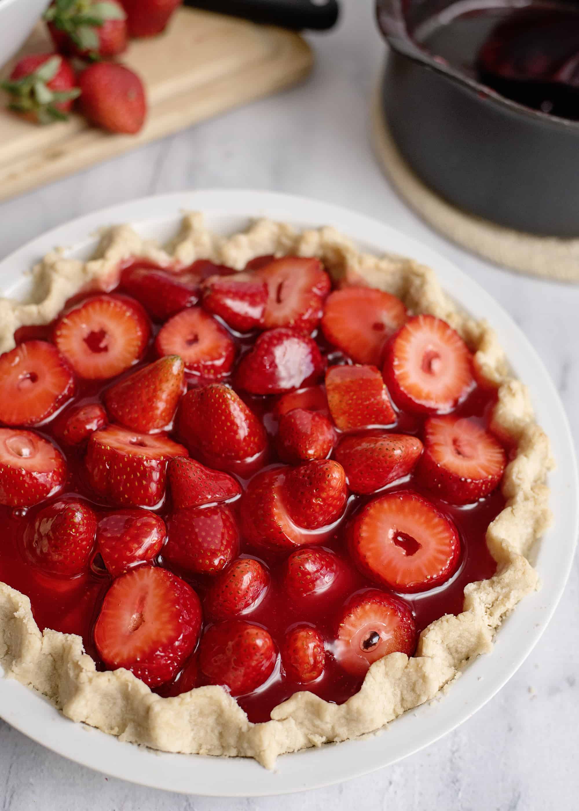 Fresh Strawberry Pie - Southern Plate