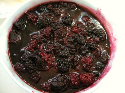 Blackberry cobbler 006