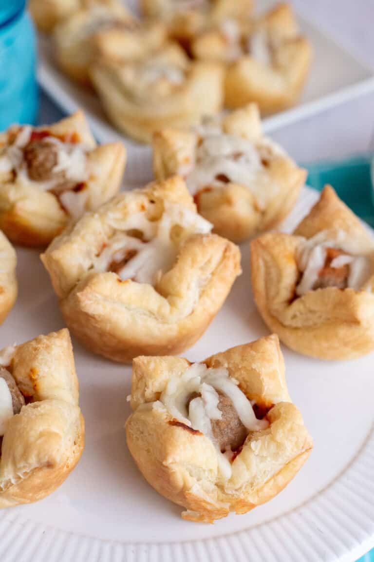 puff pastry meatball bites