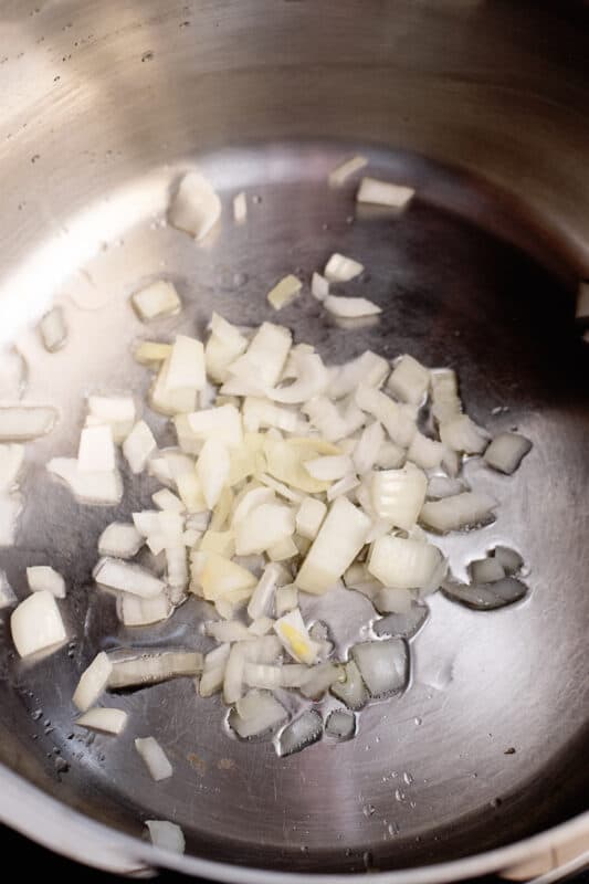 add your onions to skillet.