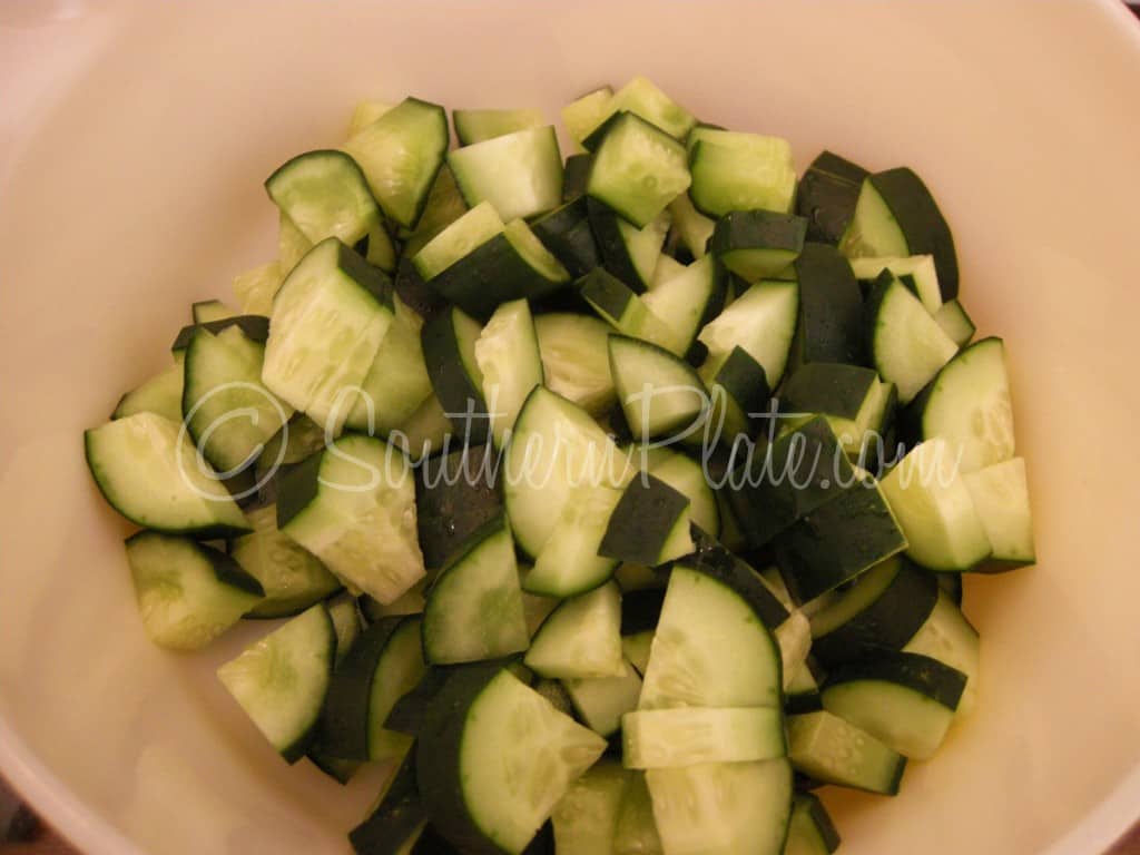 Fast Italian Cucumber Salad | Southern Plate