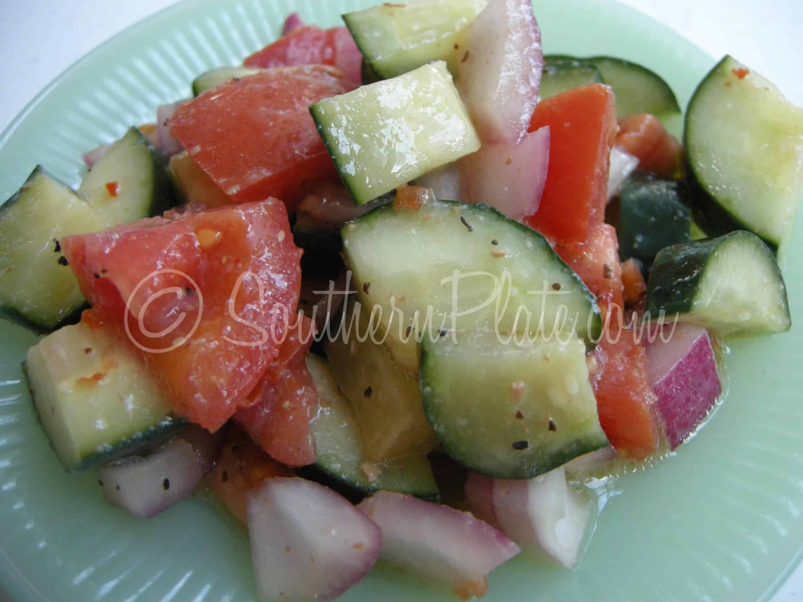 Italian Cucumber Salad