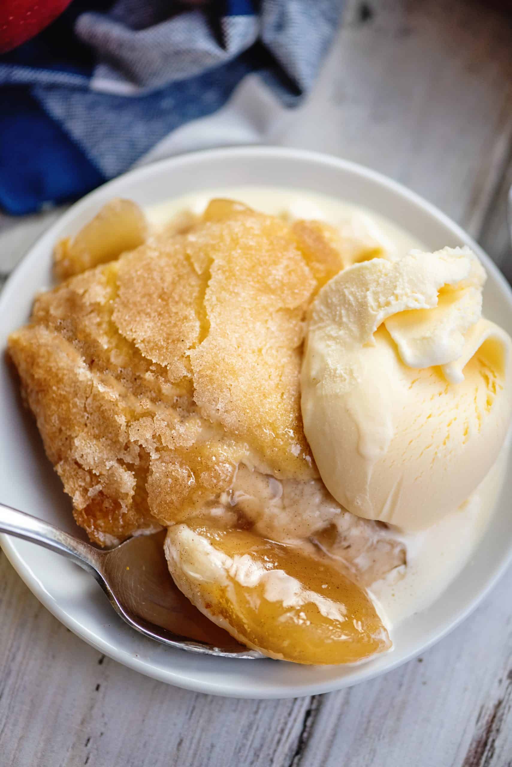 How to make Apple cobbler just for two