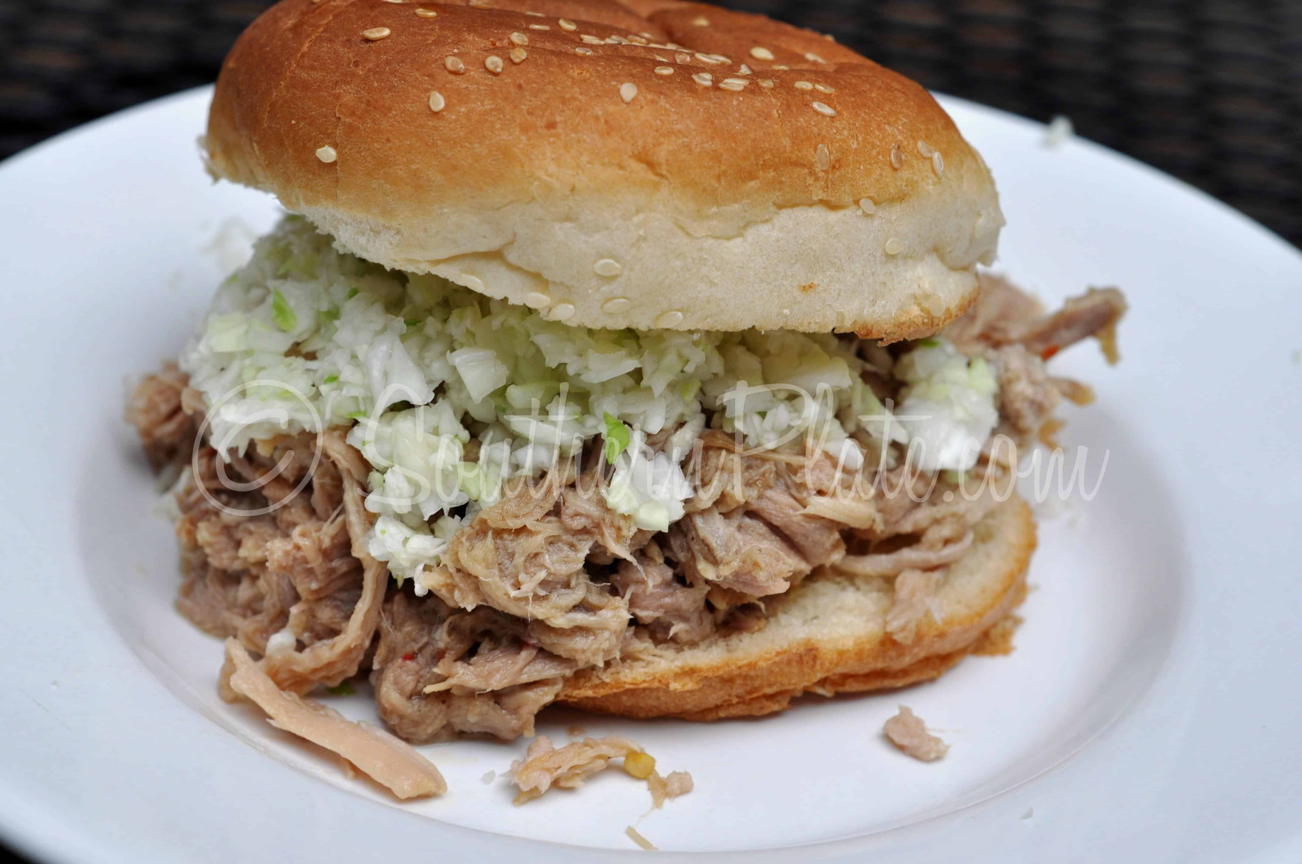 Southern Style Pulled Pork Bbq Slow Cooker Recipe Southern Plate