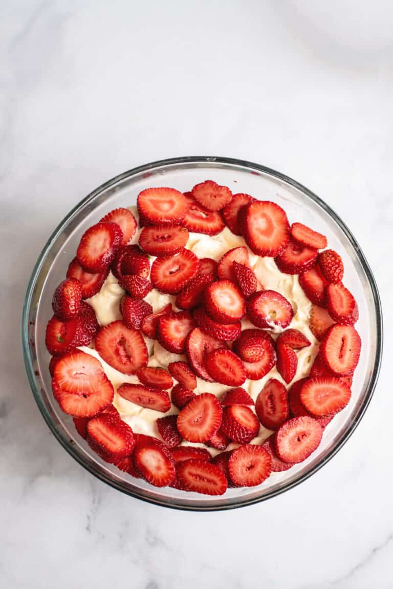 Punch Bowl Cake Recipe (Red, White, and Blue) - Southern Plate