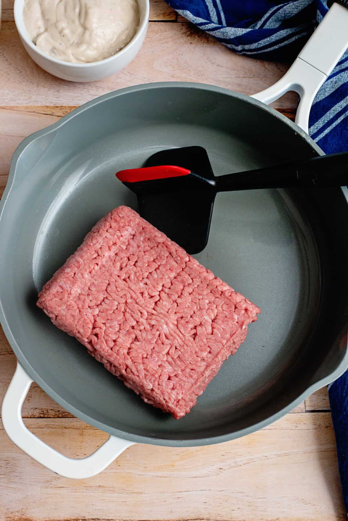 brown the ground beef