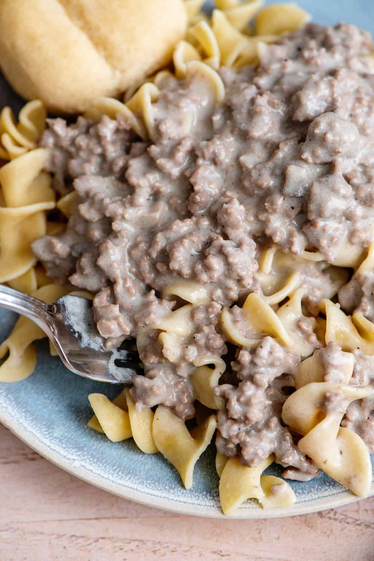 quick & easy beef stroganoff