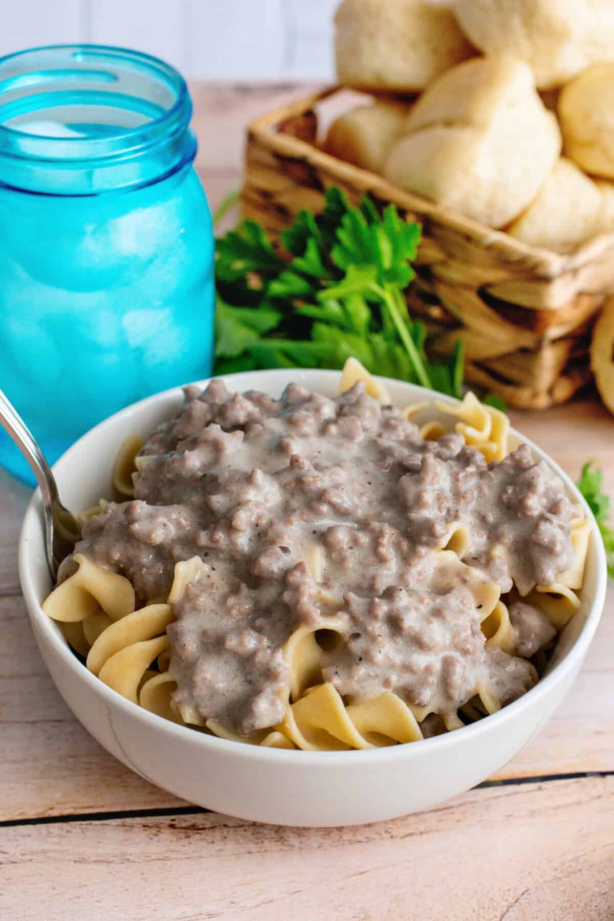 quick and easy beef stroganoff