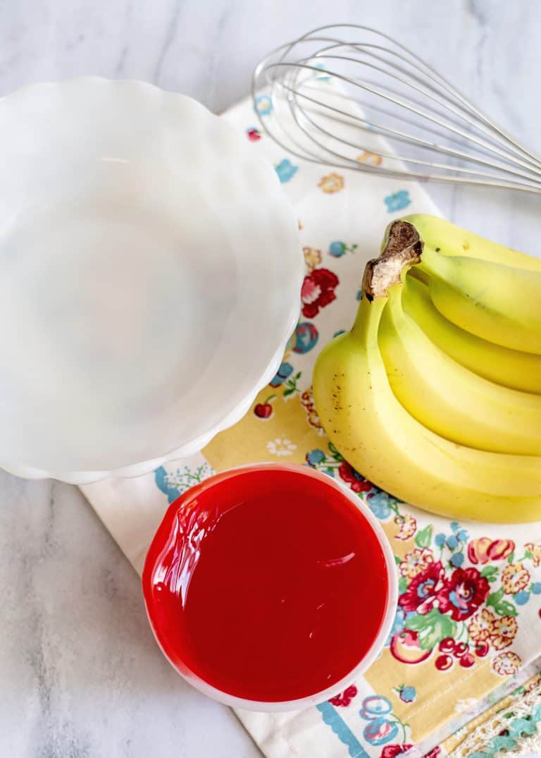 Bananas With Strawberry Glaze A K A Red Stuff Southern Plate