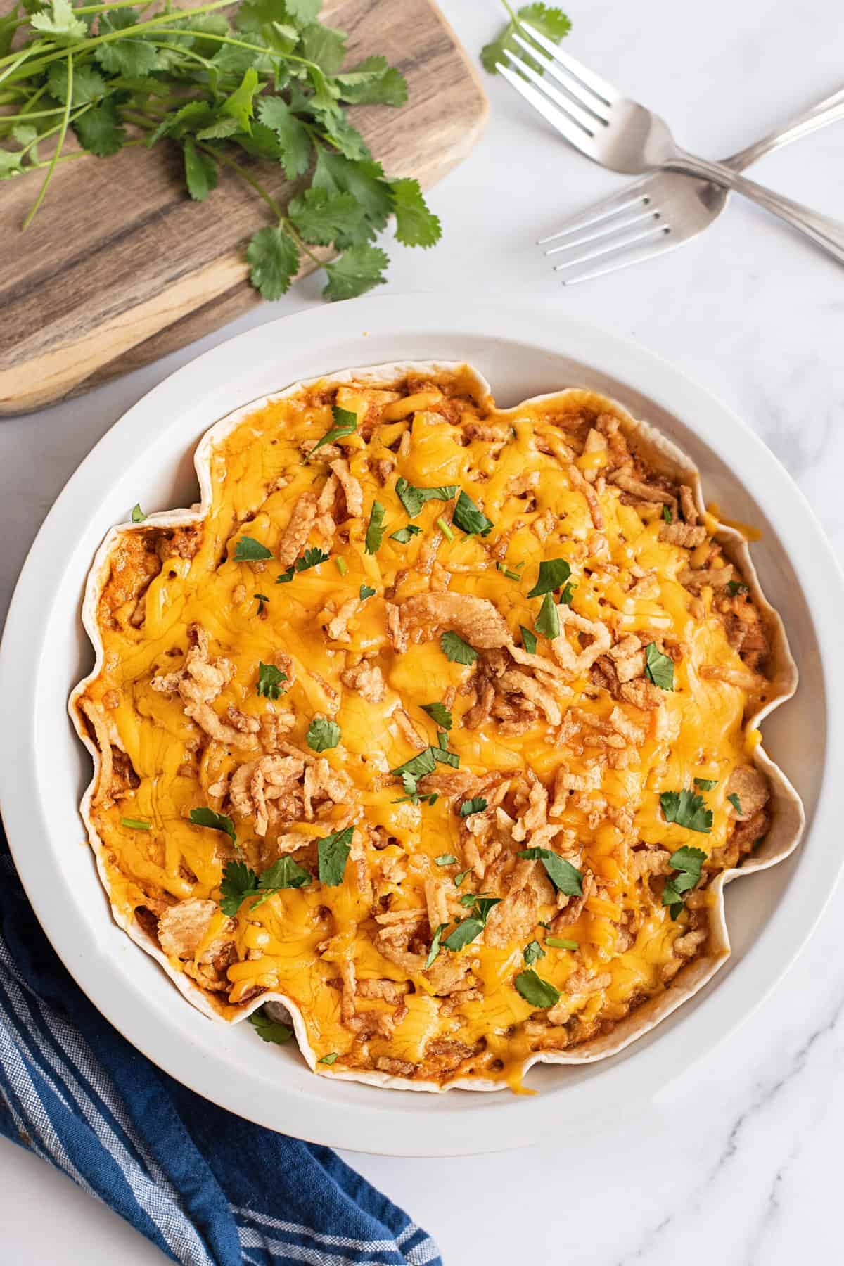 Chicken Tortilla Casserole (Cooked in the Microwave)