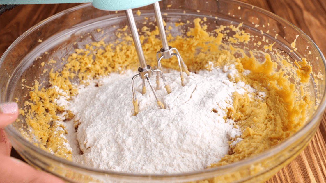 Slowly combine dry and wet ingredients.