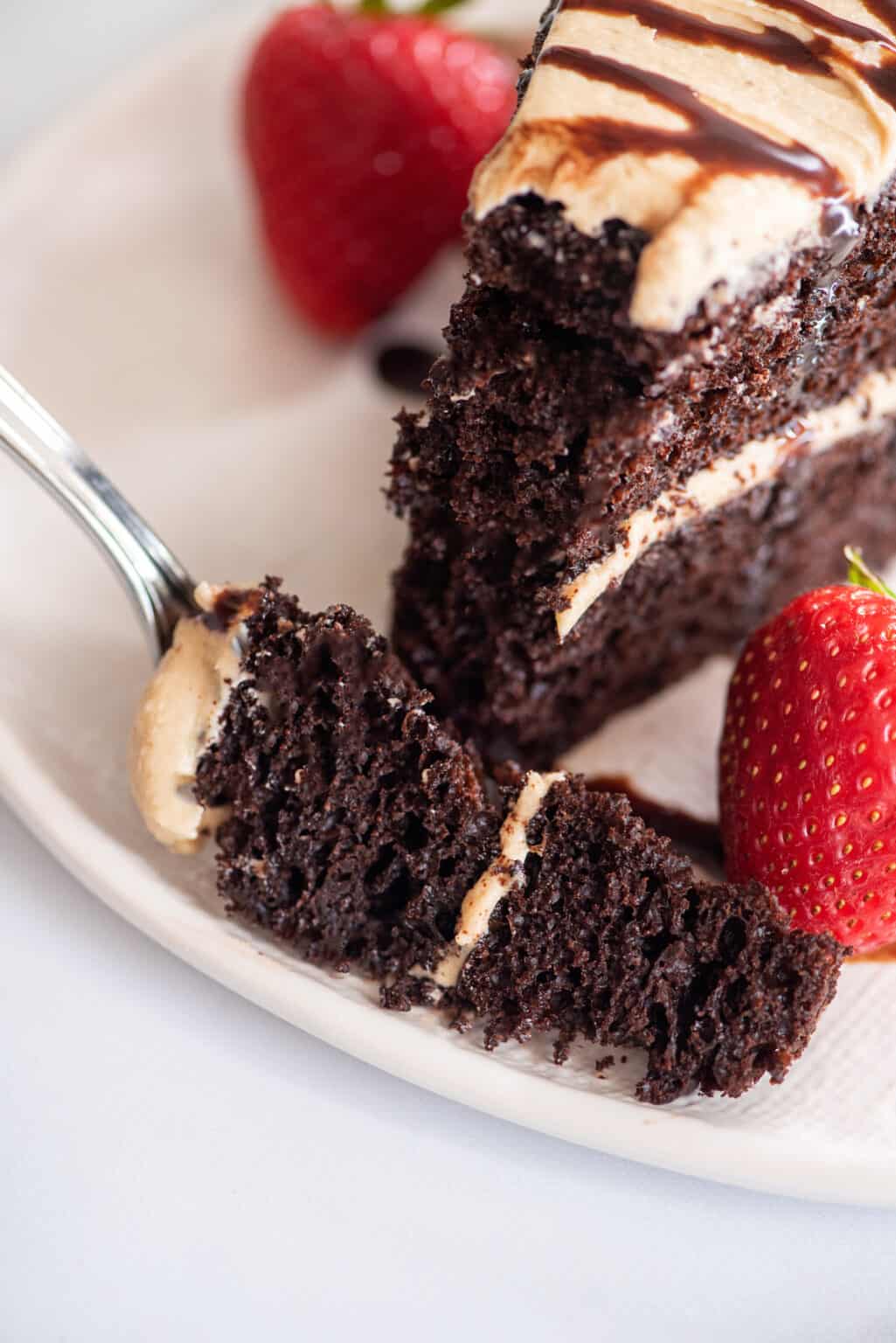 Cappuccino Cake With Buttercream Frosting Southern Plate 