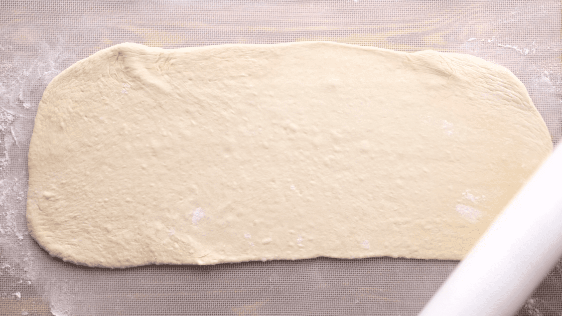 Roll out thawed dough on a floured surface.