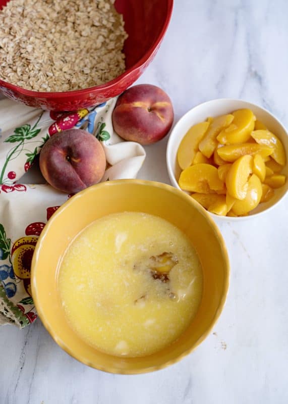 mixing pudding ingredients