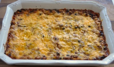 Baked Tex-Mex lasagna