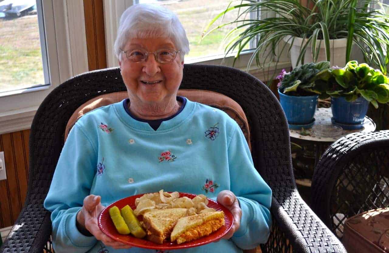 Sharp & Spicy Pimento Cheese (& Grandmama!)