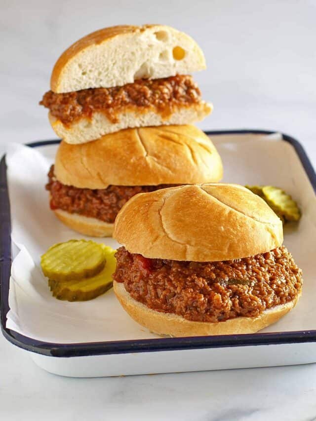 Slow Cooker Sloppy Joes