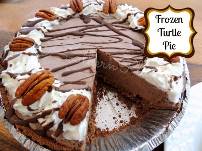 Frozen Turtle Pie from SouthernPlate