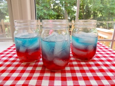 Red, White, and Blue Spritzers!