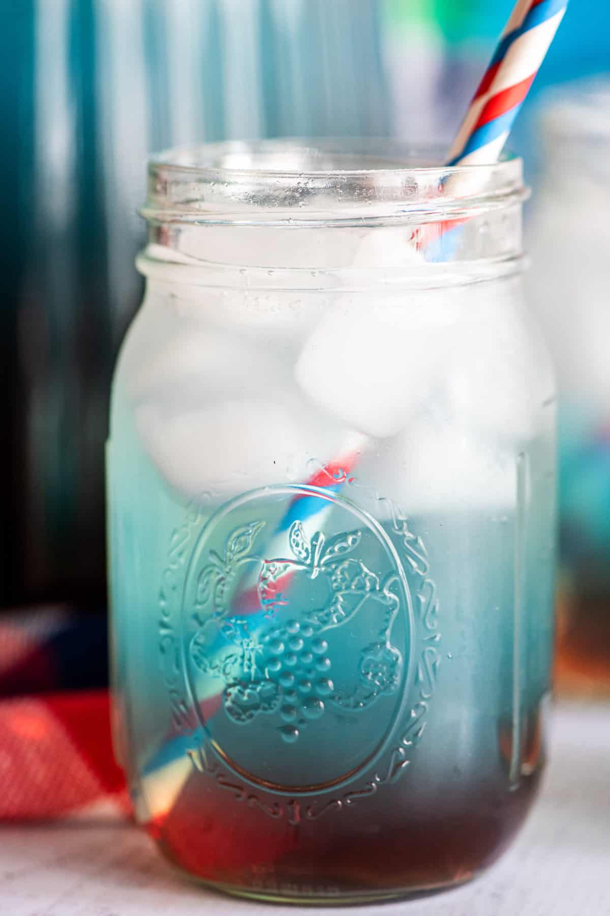 Red, White, and Blue Flavored Water • Beautiful Ingredient