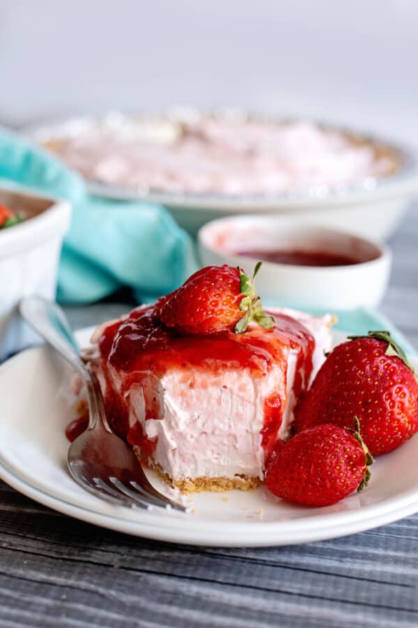 Strawberry Cream Pie - Southern Plate