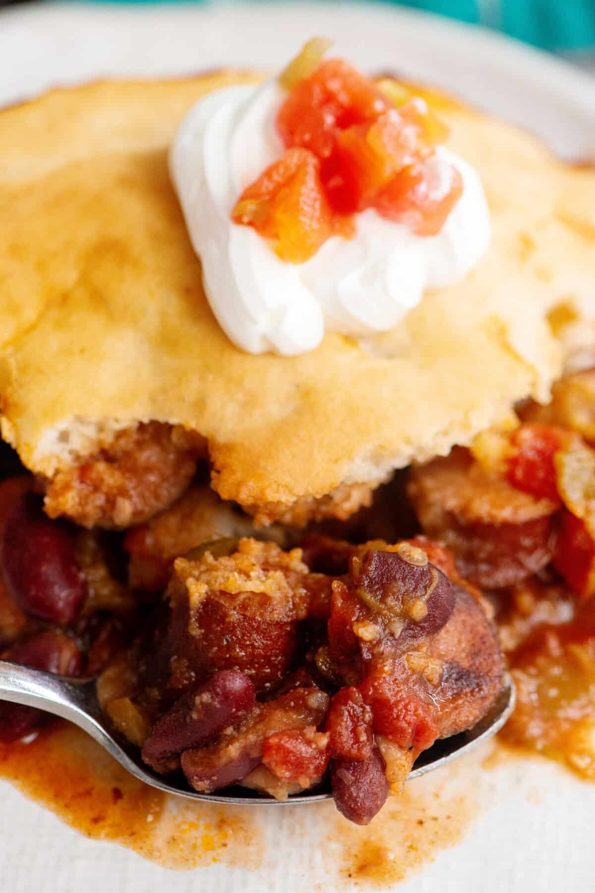 red beans and cornbread