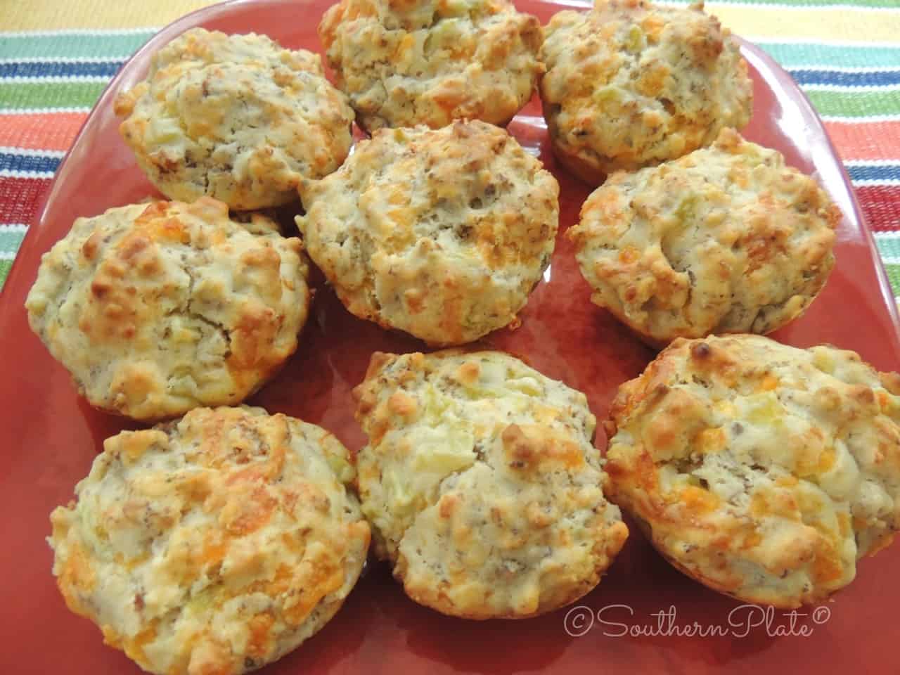 Sausage Biscuits With Cheese & Chiles