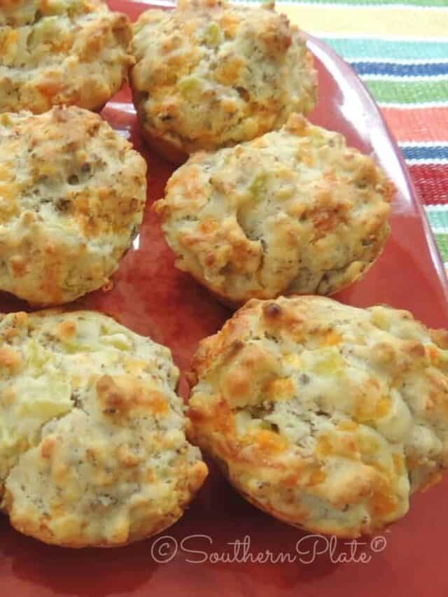 Sausage Biscuits With Cheese & Chiles