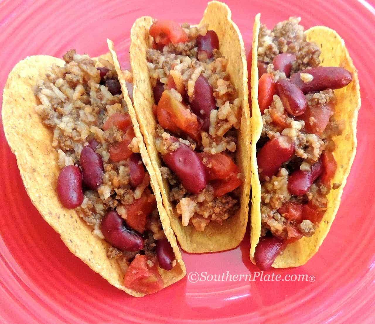 Slow Cooker Tacos With Ground Beef
