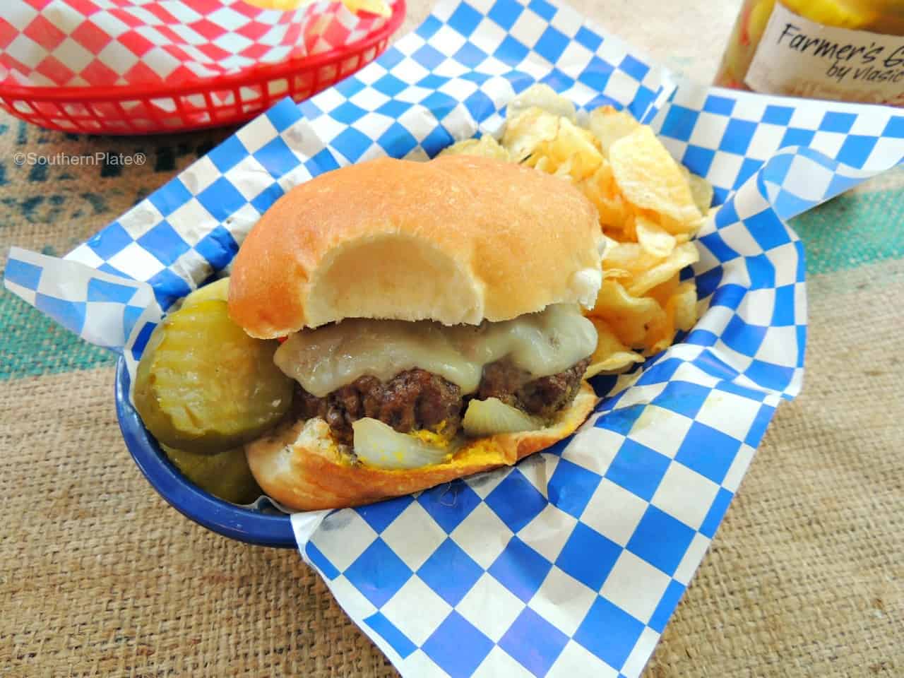 Smoked burgers for an hour and then finished on the gas grill on high,  approximately 2 minutes per side. : r/grilling