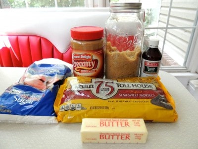 Homemade Peanut Butter Cups ingredients