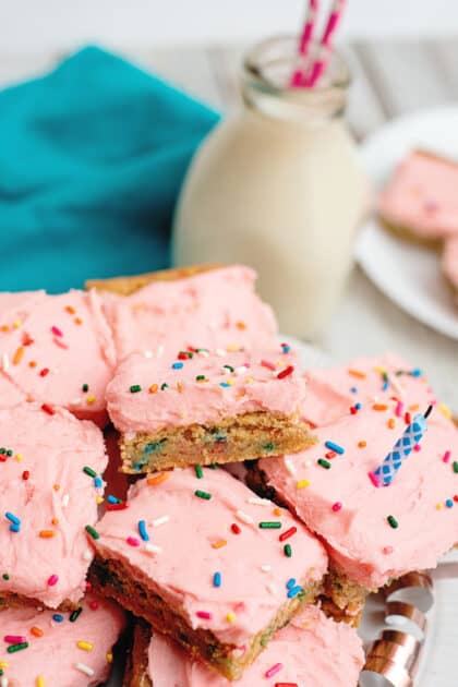 Birthday cake cookies