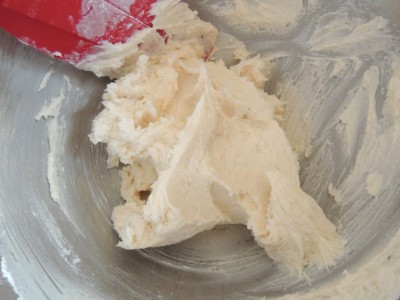 Mix in flour, salt, and vanilla.