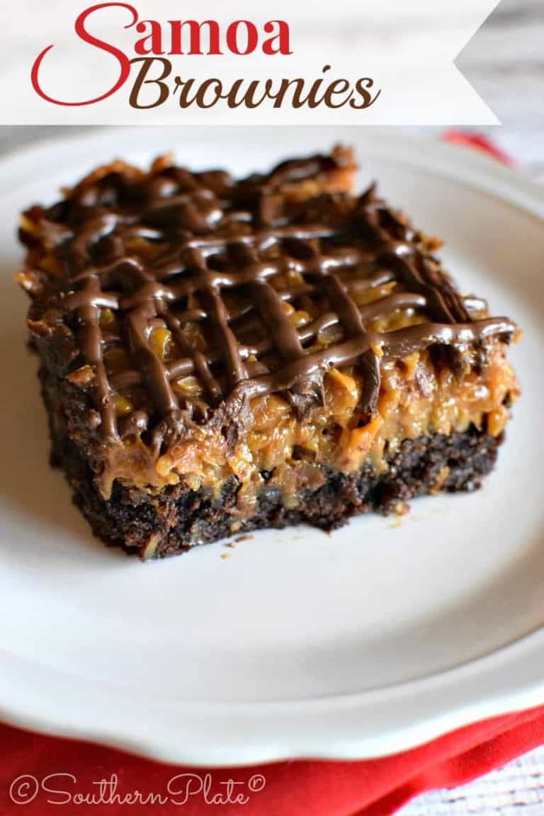 Samoa Brownies - Southern Plate