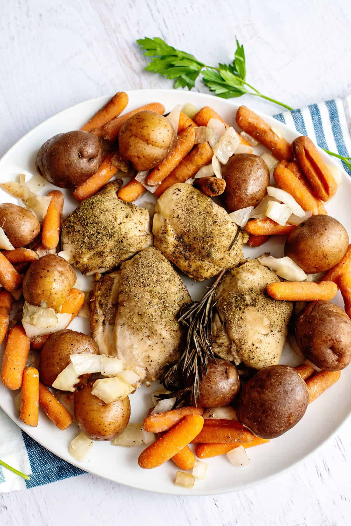 crock pot one pot chicken dinner