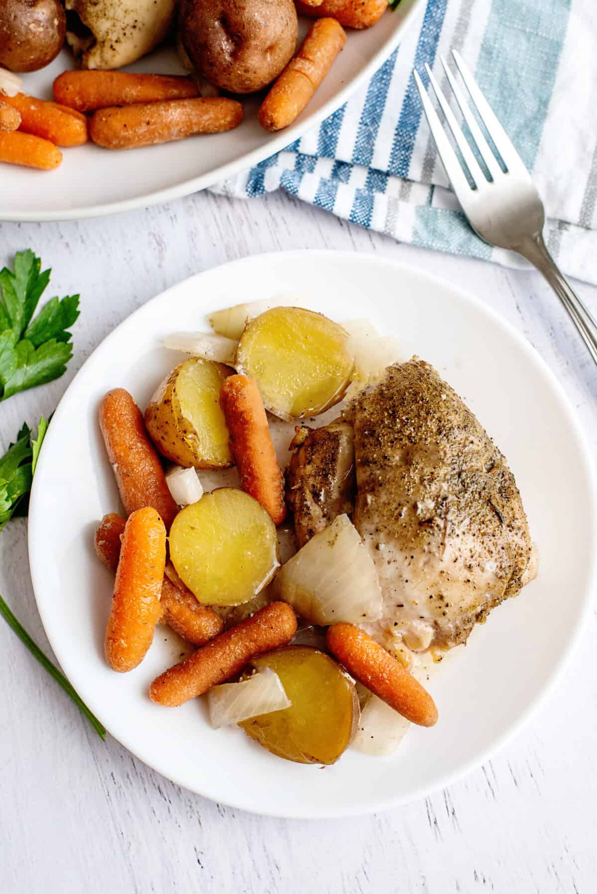 crock pot one pot chicken dinner