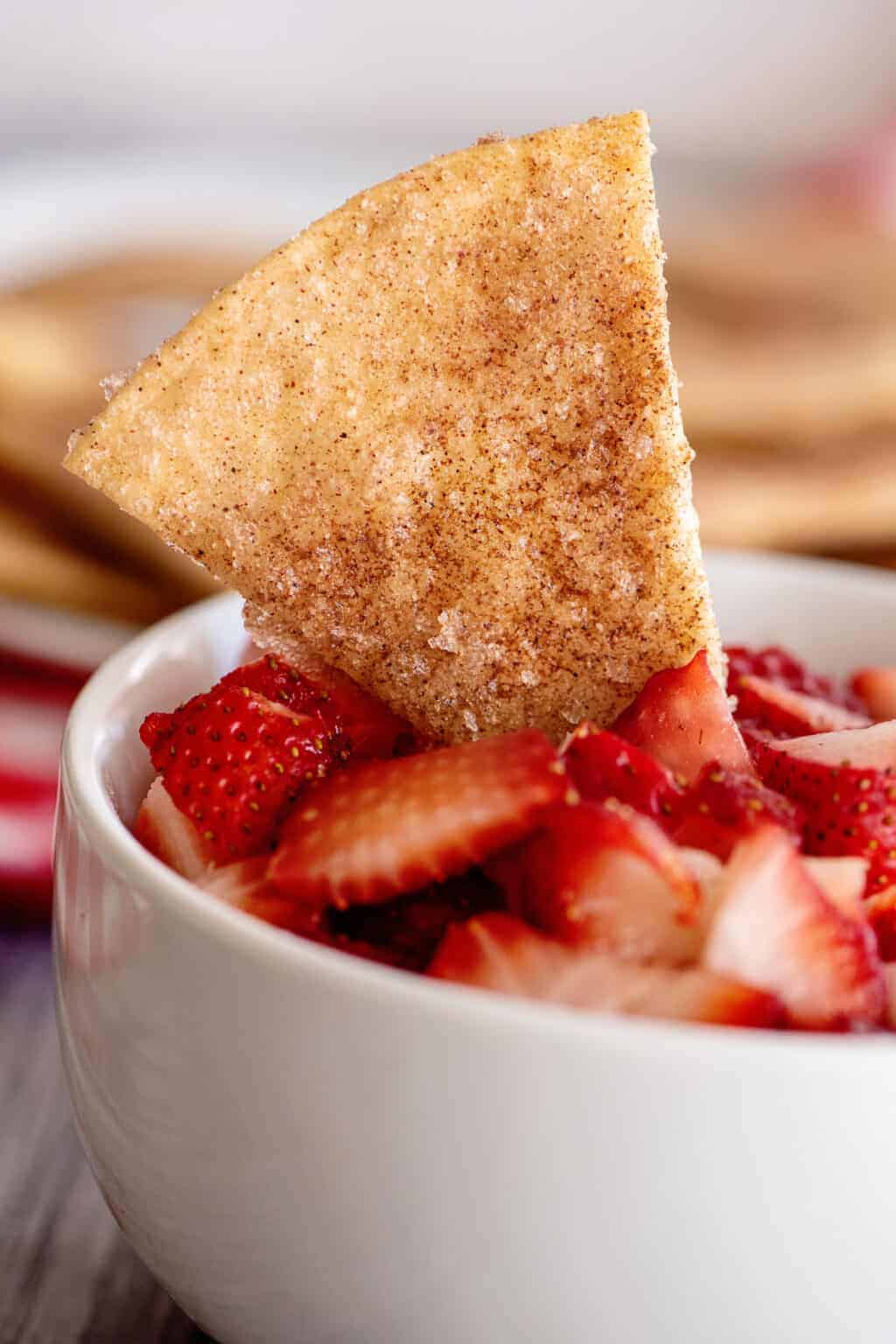 cinnamon tortilla chips