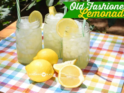 Old Fashioned Homemade Lemonade - Recipes by Carina