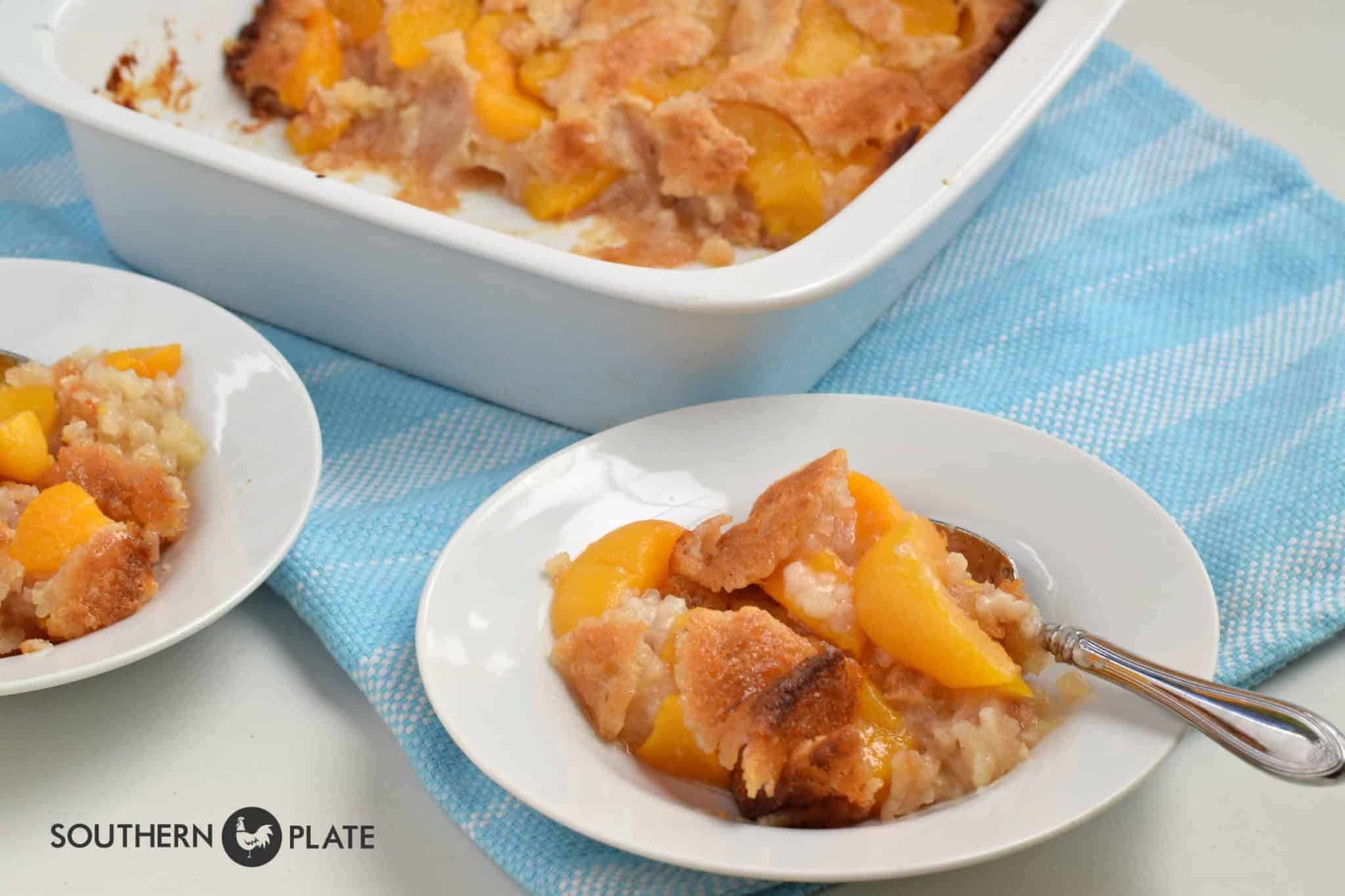 Old Fashioned Peach Cobbler - Nothing Like It! - Southern Plate