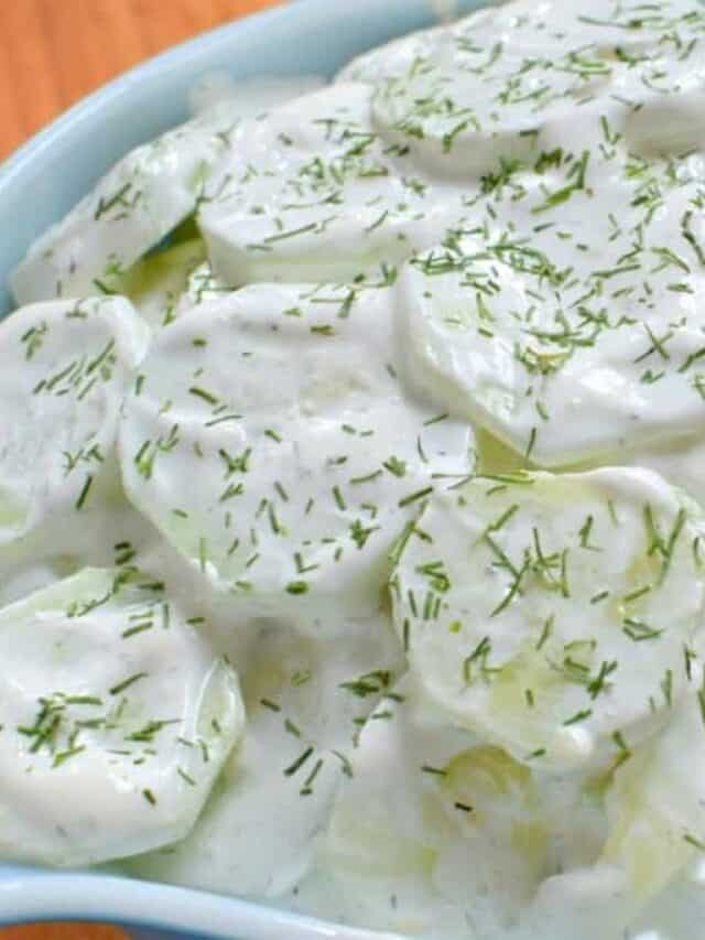 Creamy Cucumber Salad