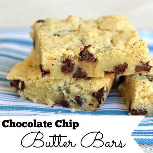 Chocolate Chip Butter Bars & Teaching Kids To Cook Guide! - Southern Plate