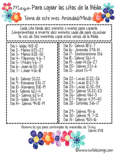 May Scripture Writing Plan - Southern Plate